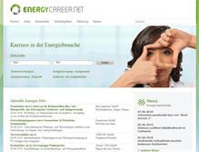 Tablet Screenshot of energycareer.net